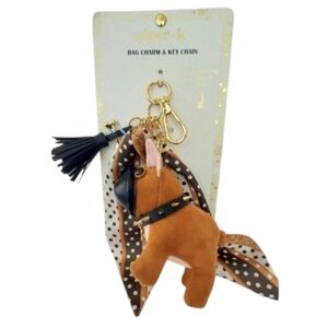 Piper K French Bull Dog Bag Charm Keychain NWT